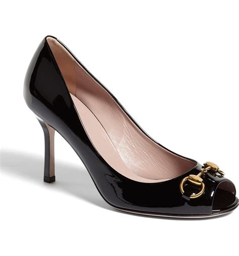 gucci jolene peep toe pump|Gucci.